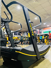 Curved treadmill at YC's Powerhouse Gym